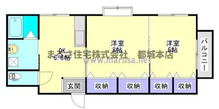 S・Tハイツ【203号室】の間取り
