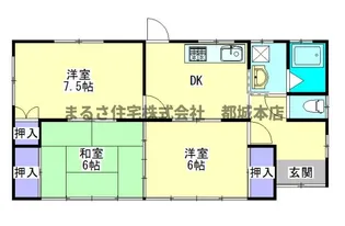 宮崎県都城市都北町【一戸建】の間取り