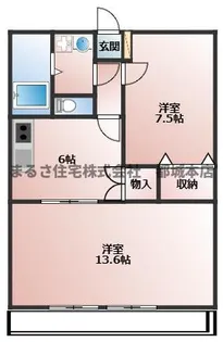 清藤マンション【1階】の間取り