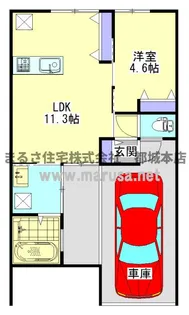 サンハート【Ⅰ-102号室】の間取り
