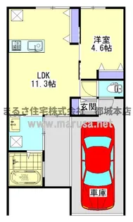 サンハート【Ⅰ-103号室】の間取り