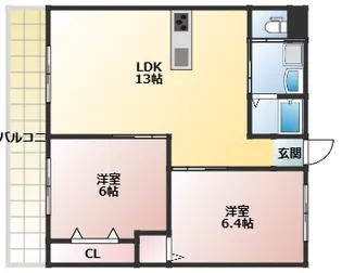 ストークマンション【3階】の間取り