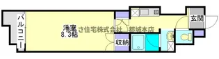 MJ上町第一【7階】の間取り