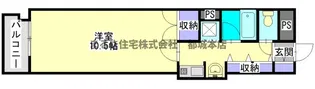 Residence上町 EAST【502号室】の間取り