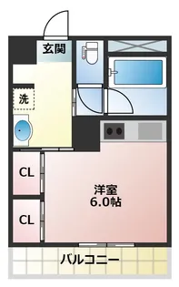 アモント中村【7階】の間取り