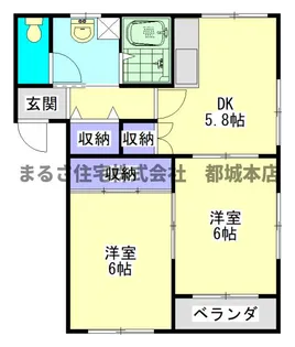 Nフィールド【201号室】の間取り