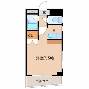 エスポワール鶴島【2階】の間取り