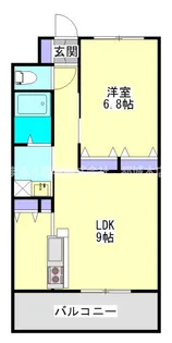 スカイコート年見【3階】の間取り