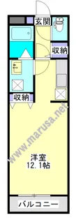 イーストリッツ【203号室】の間取り