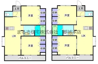 スカイコート年見【3階】の間取り