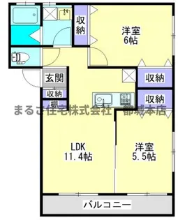 ウィズMⅠ・Ⅱ【3階】の間取り