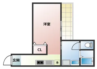 ニューサンシャインビル【3階】の間取り