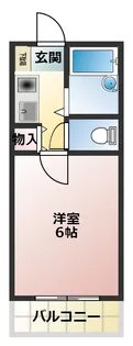 フレクション堀川【2階】の間取り