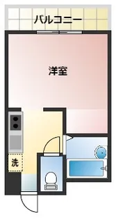 アモント中村【2階】の間取り