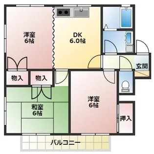 メゾンOGAWA【2階】の間取り
