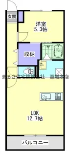 ミライデイズ都城【2階】の間取り