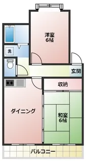 エレガンスヴィラ清武【1階】の間取り