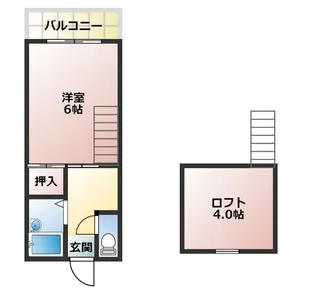 パトリエ加納Ⅰ【1階】の間取り