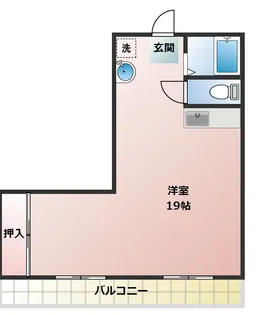 サンケイマンション第9ビル【5階】の間取り