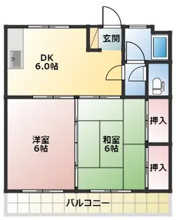 レジデンス601【2階】の間取り