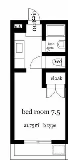 オクトワール宮崎西【3階】の間取り