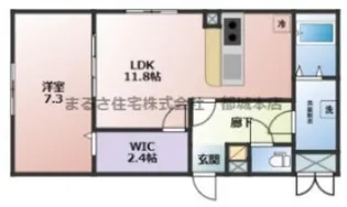ミライデイズ三股【101号室】の間取り