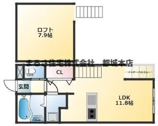 Spumoni【B-203号室】の間取り