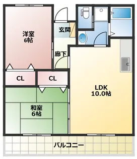 フルータ【2階】の間取り