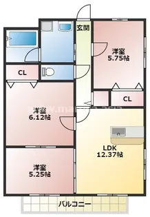 COLLINE【3階】の間取り