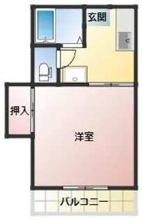 エクセル加納Ⅱ【1階】の間取り