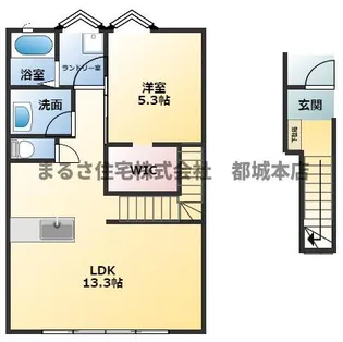 nico house【201号室】の間取り