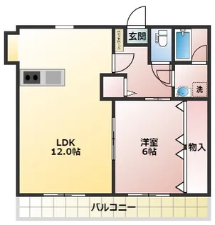 シーラカンスMiami【3階】の間取り