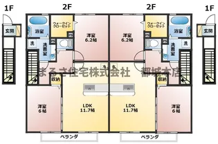シャインアベニュー【203号室】の間取り