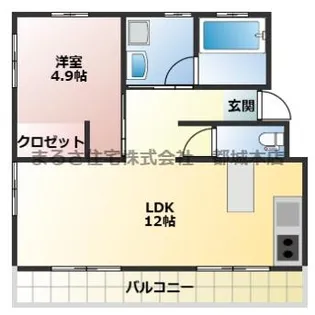 Renatus若葉【101号室】の間取り