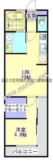 サンハート【Ⅱ-102号室】の間取り