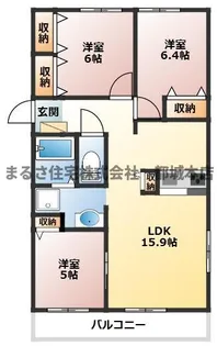 Miracle Garden【2階】の間取り