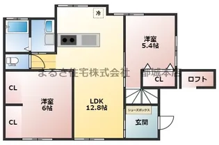 宮崎県都城市早水町【一戸建】の間取り