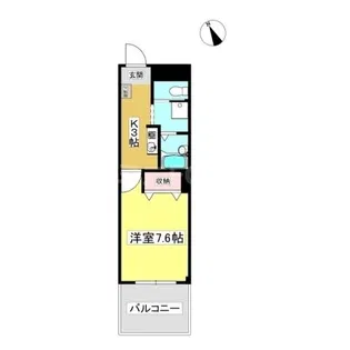シーサイドハウス竹島【307号室】の間取り