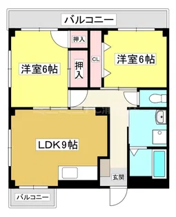 プレステージ西浦【2階】の間取り