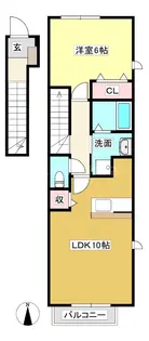 ヴィオラ フィオーレ【2階】の間取り