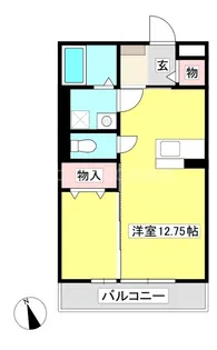 セジュールOTT'S庵【3階】の間取り