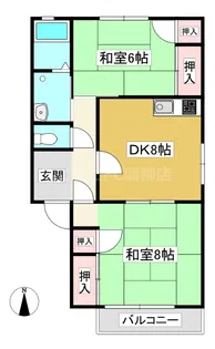 フレグランス緑【201号室】の間取り