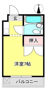 メゾン蘭【305号室】の間取り