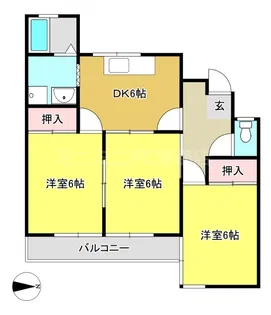 メゾン近耕【202号室】の間取り