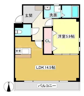 ガーデンコートサンベリー【201号室】の間取り