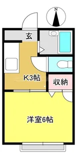 フレグランス王子【202号室】の間取り