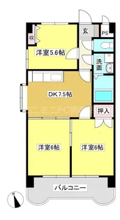 Garden Site 15【3階】の間取り