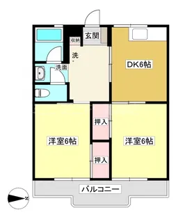 サン・ハイツ【403号室】の間取り