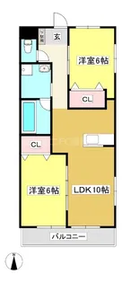 コートTAKA【202号室】の間取り