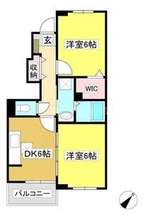 シーサイド西島 A棟【102号室】の間取り